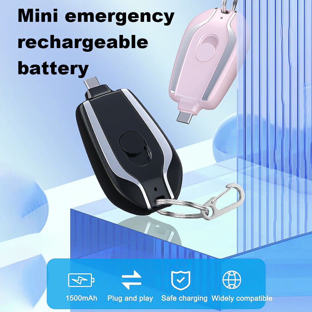 Emergency Pod Keychain Charger