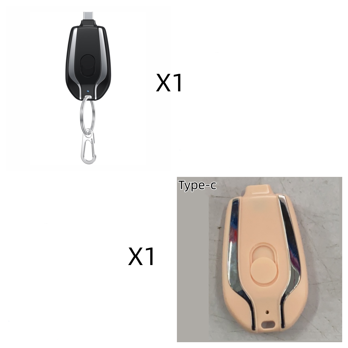Emergency Pod Keychain Charger