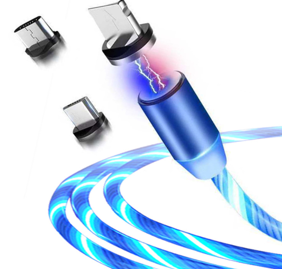 Flowing Light Magnetic Cable for IPhone/Android