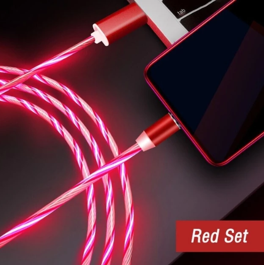 Flowing Light Magnetic Cable for IPhone/Android