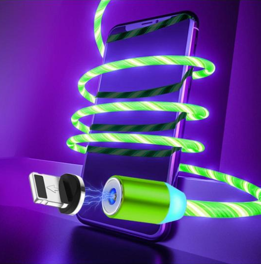Flowing Light Magnetic Cable for IPhone/Android