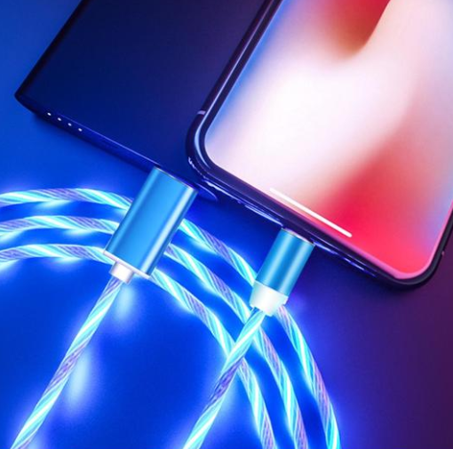 Flowing Light Magnetic Cable for IPhone/Android