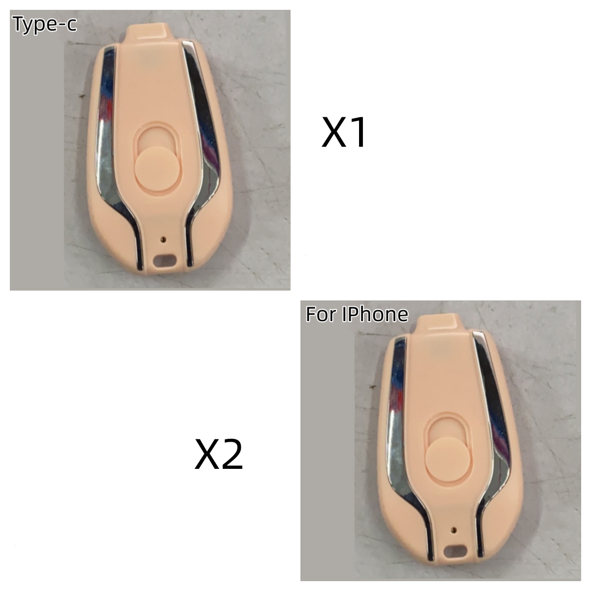Emergency Pod Keychain Charger