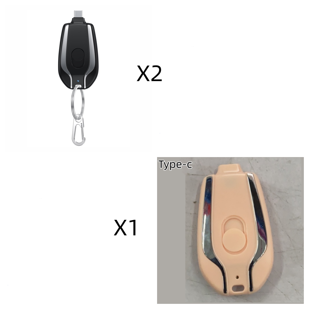 Emergency Pod Keychain Charger