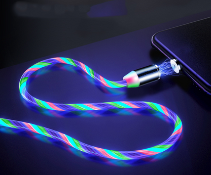 Flowing Light Magnetic Cable for IPhone/Android