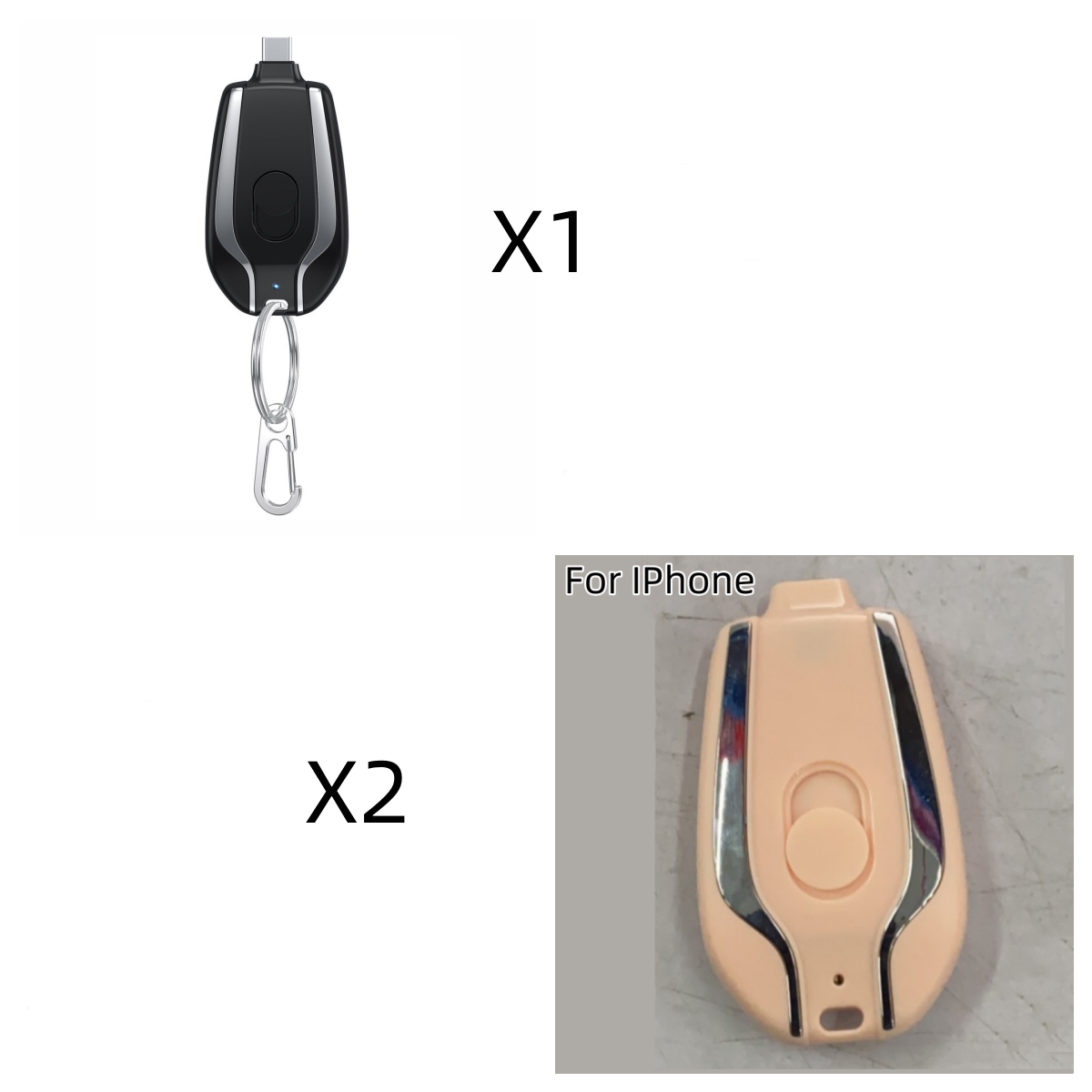 Emergency Pod Keychain Charger