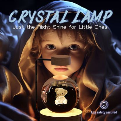 Crystal Ball Cosmic Dinosaur Night Light